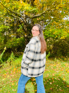 Button Up, Plaid Jacket