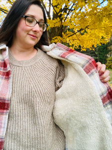 Button Up, Plaid Jacket