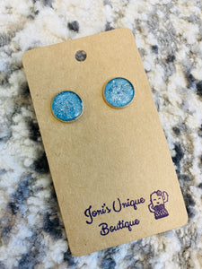 Blue Marble Studs