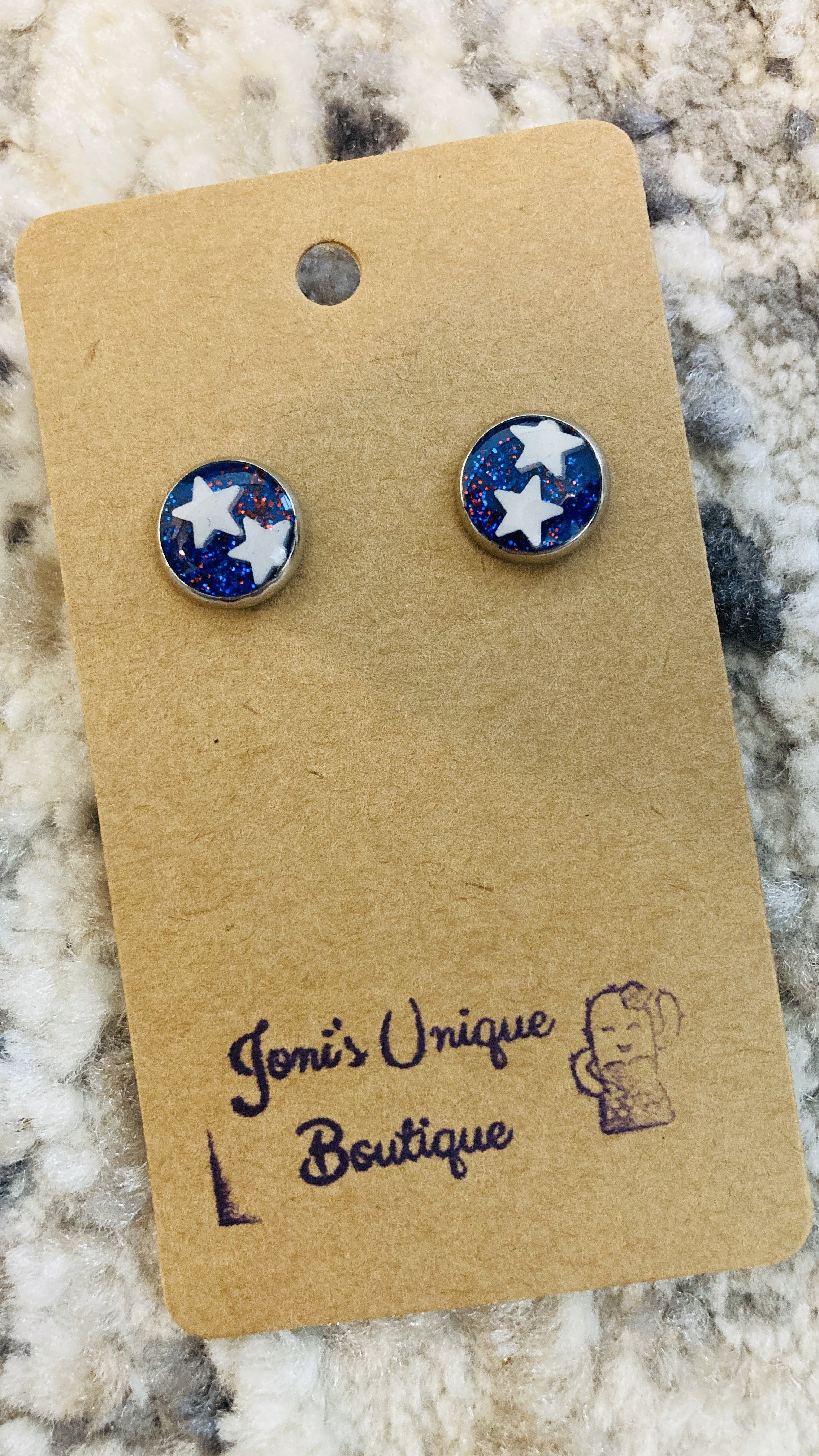 Yankee Doodle Dandy Studs