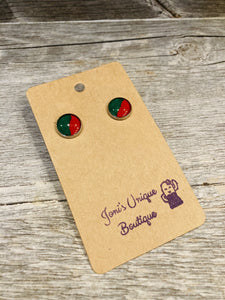 Red and Green Studs