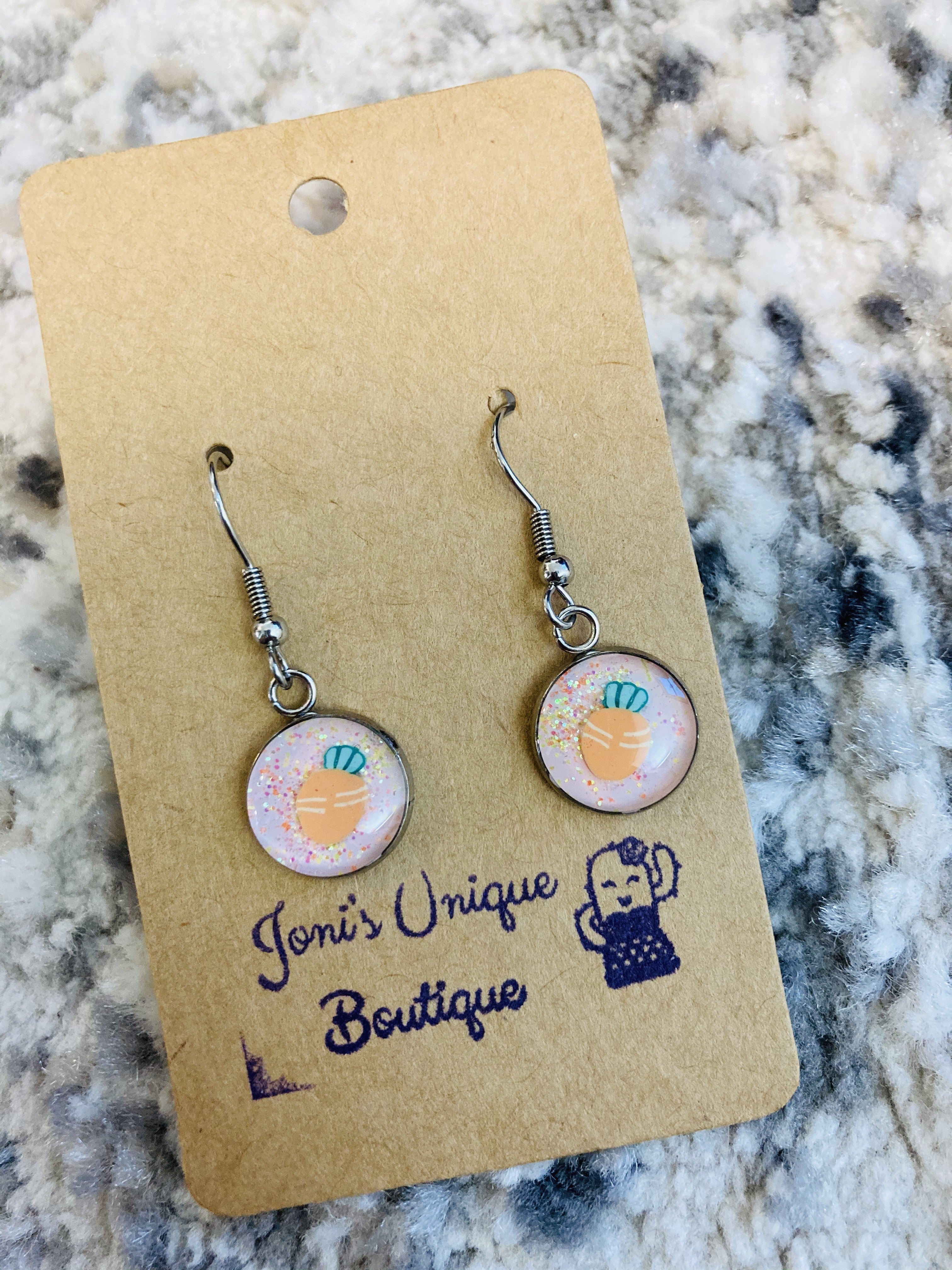 Easter Carrot Earrings